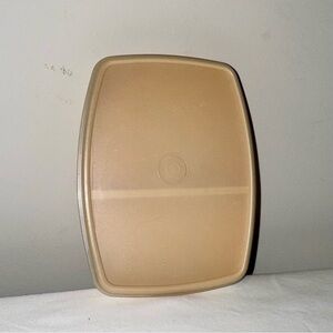 Vintage Tupperware 813-3 Slim Packet Divided Lunch Container lid 814-3